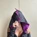 Coquetry Clothing Black and Purple Dragon 3 Piece Rave Set