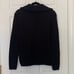 Tommy Hilfiger - Black Knit Quarter Zip Sweater/Pullover With Embroidered Logo