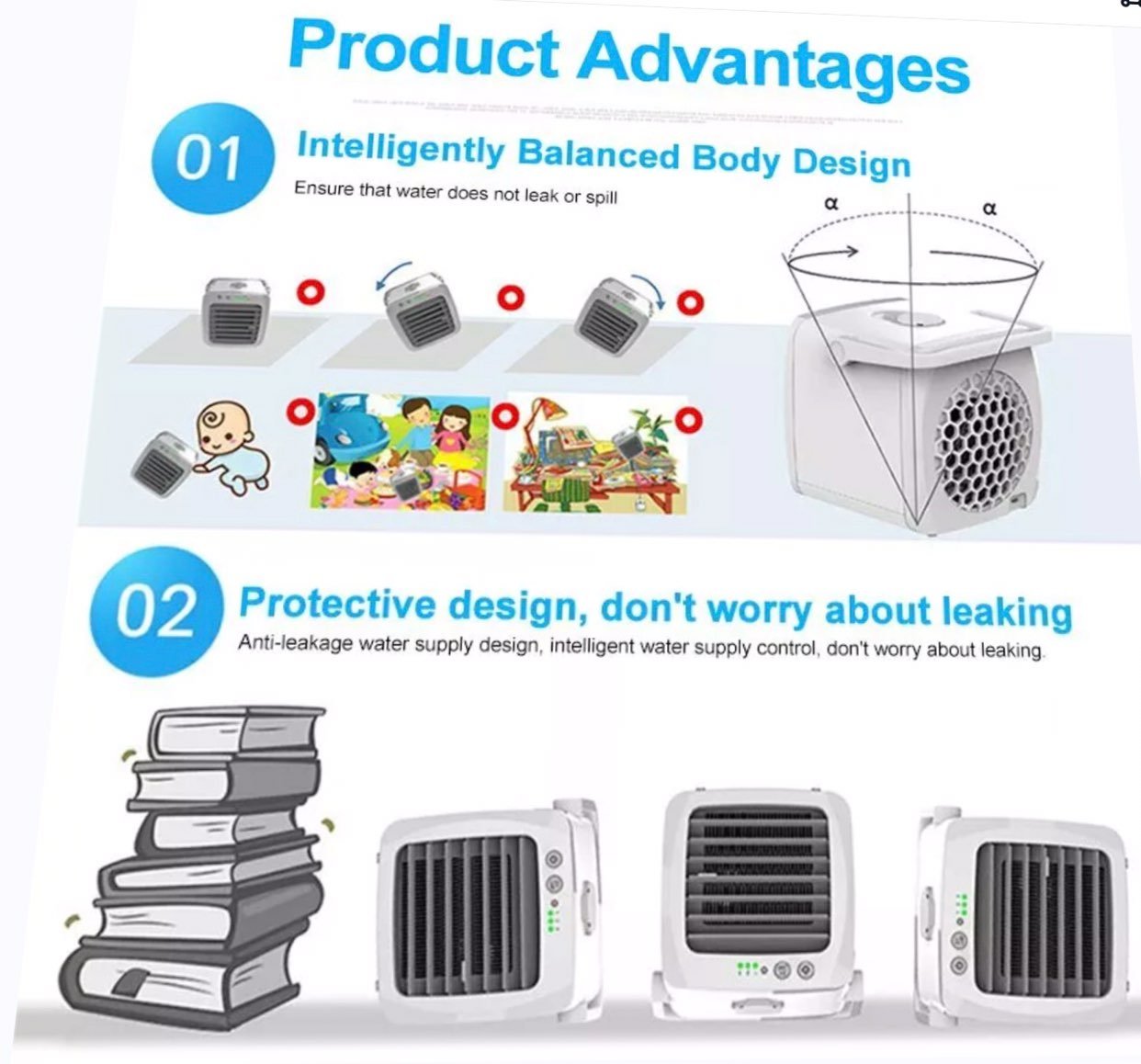 LED Cooler Artic Air Cooler
