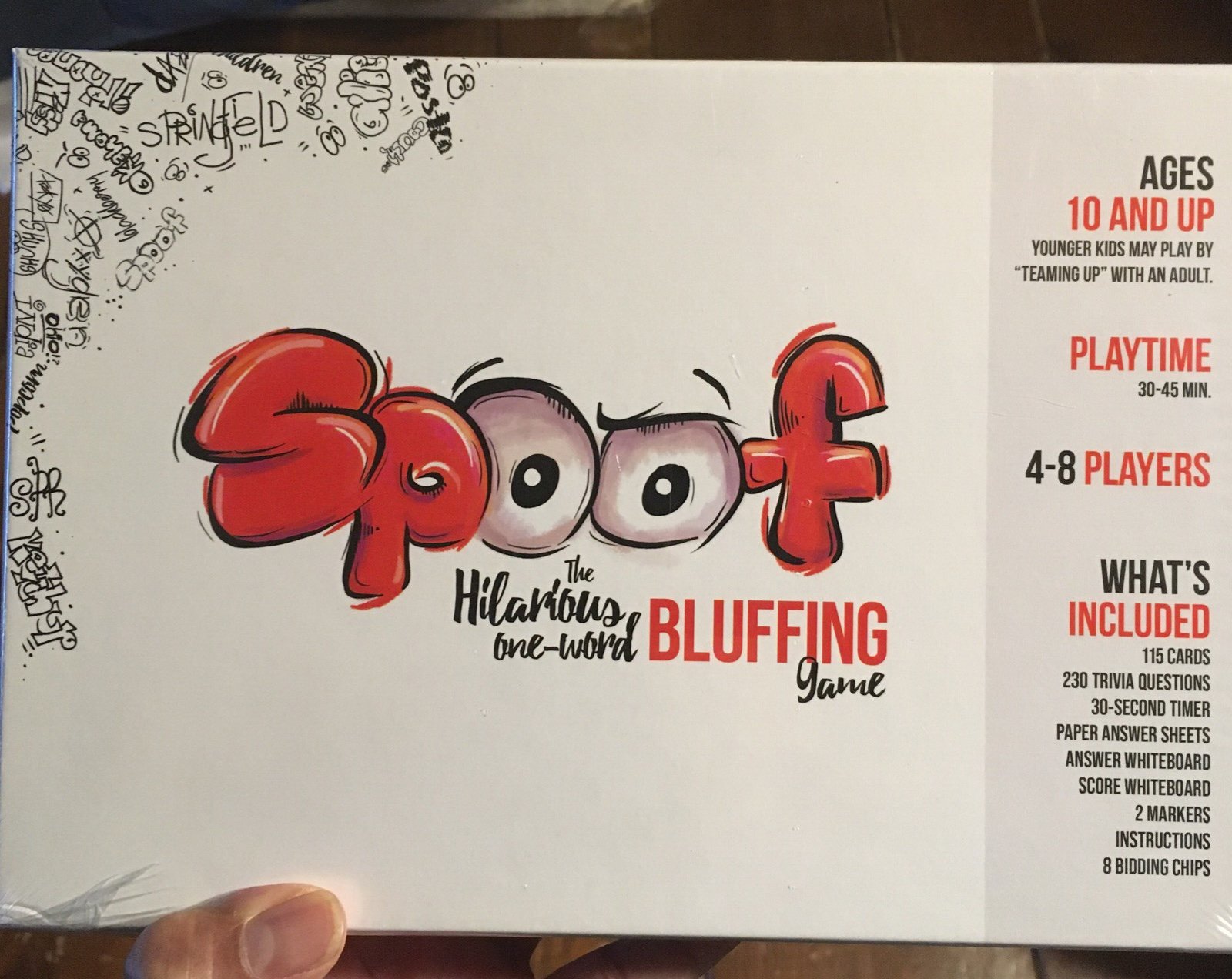 Spoof - Family Party Bluffing Board Game - Games for Kids Ages 8-12 Teens Spoof - Family Party Bluffing Board Game - Games for Kids Ages 8-12 Teens