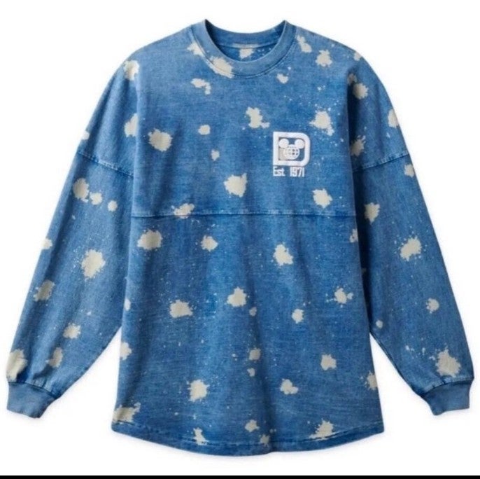 Disney Denim spirit jersey large NWT still in plastic Disney world