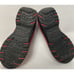 Lands End Red Nylon Suede Quilted Top Zip Slip-on Comfort Loafers Women Shoes 7B