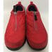 Lands End Red Nylon Suede Quilted Top Zip Slip-on Comfort Loafers Women Shoes 7B