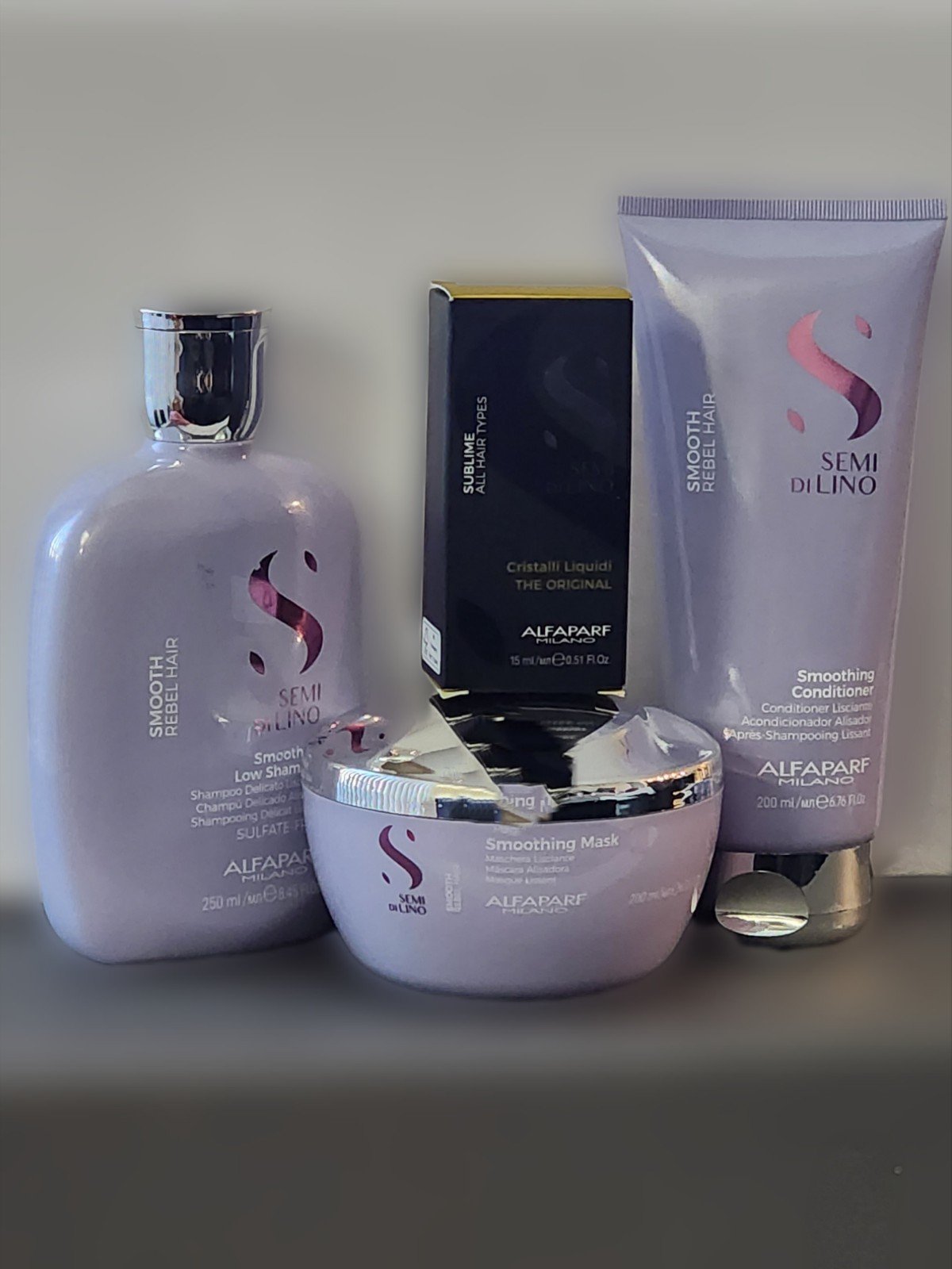 Alfaparf Milano Smooth Shampoo, Conditoner, & Mask