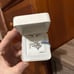 Butterfly diamond ring