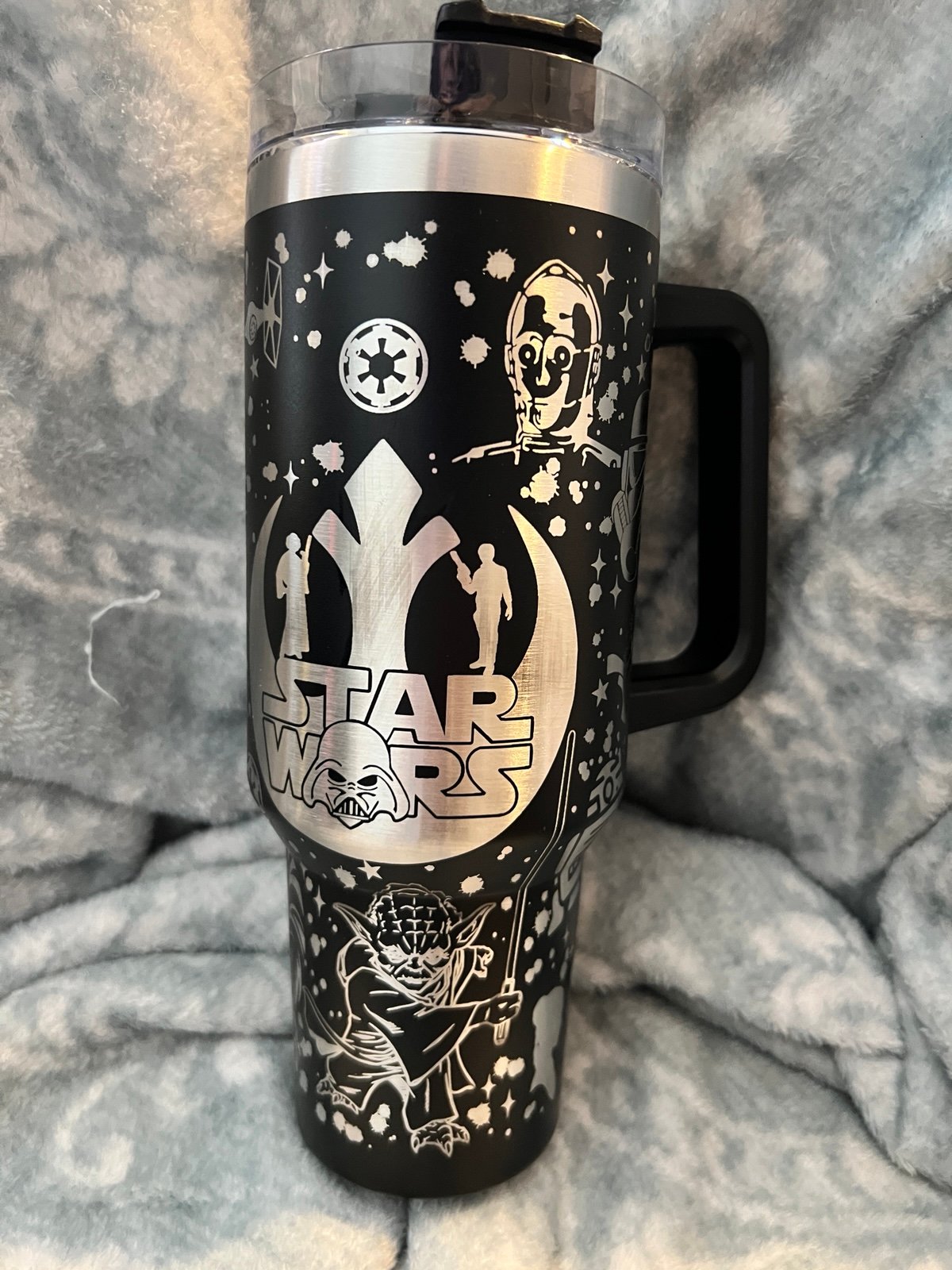 tumbler 40oz Starwars engraved tumbler
