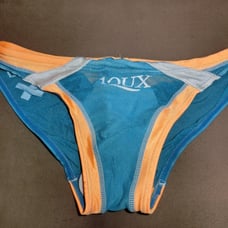 AQUX Sheer Competition Panties Turquoise Blue