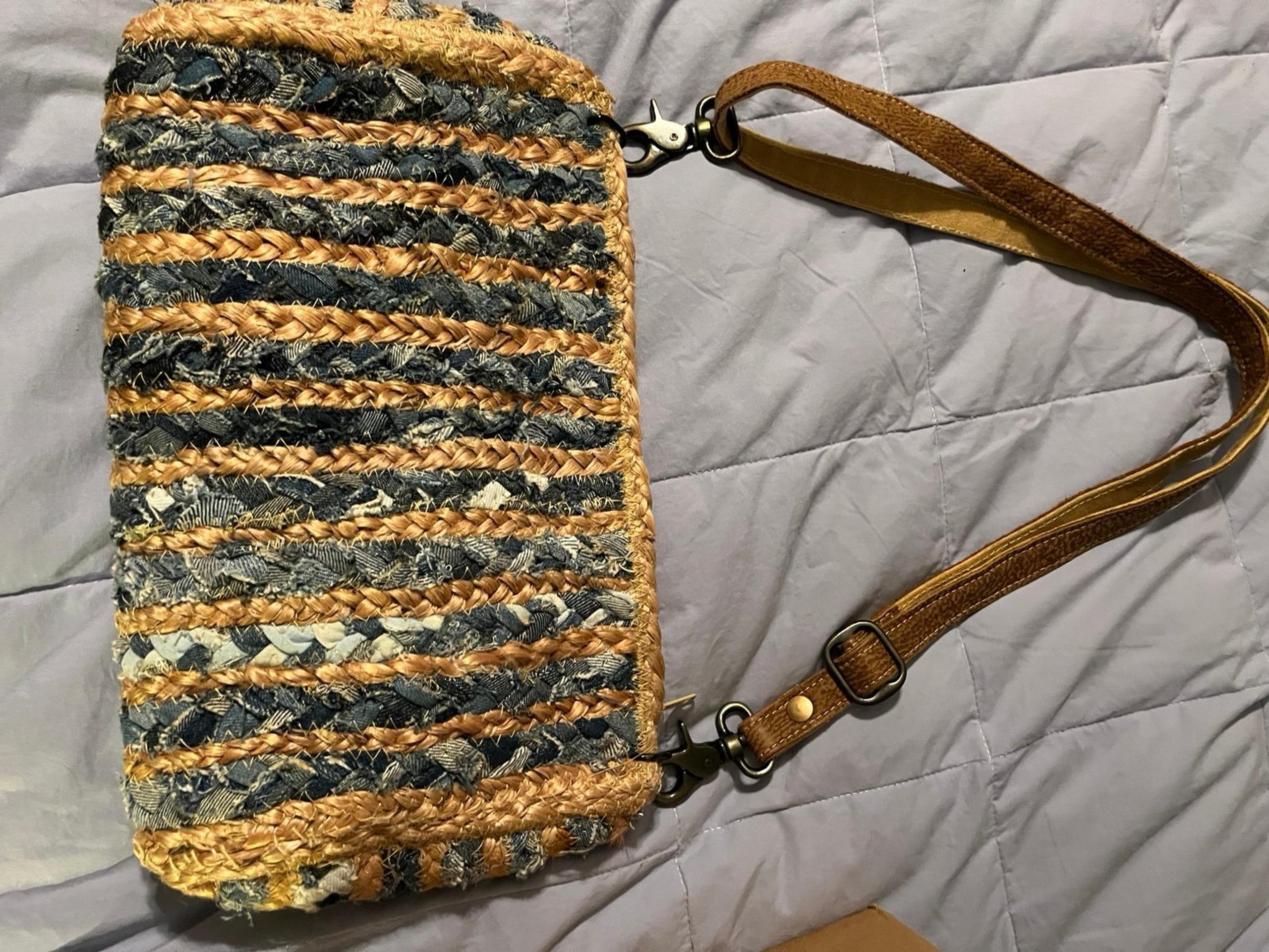 Straw Summer HandBag - crossbody