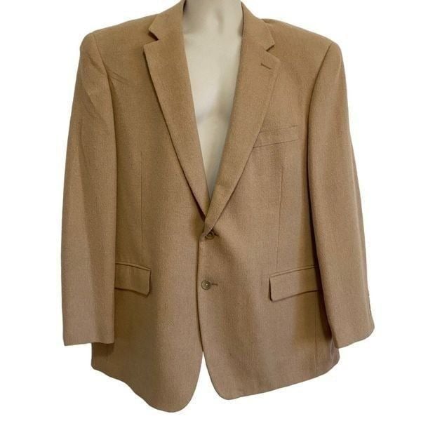 CHAPS Camel Hair Men’s Blazer Coat