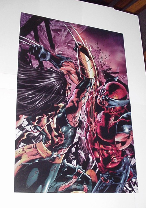 X-23 Poster # 5 vs Dark Wolverine Daken Dark Reign Rain Beredo