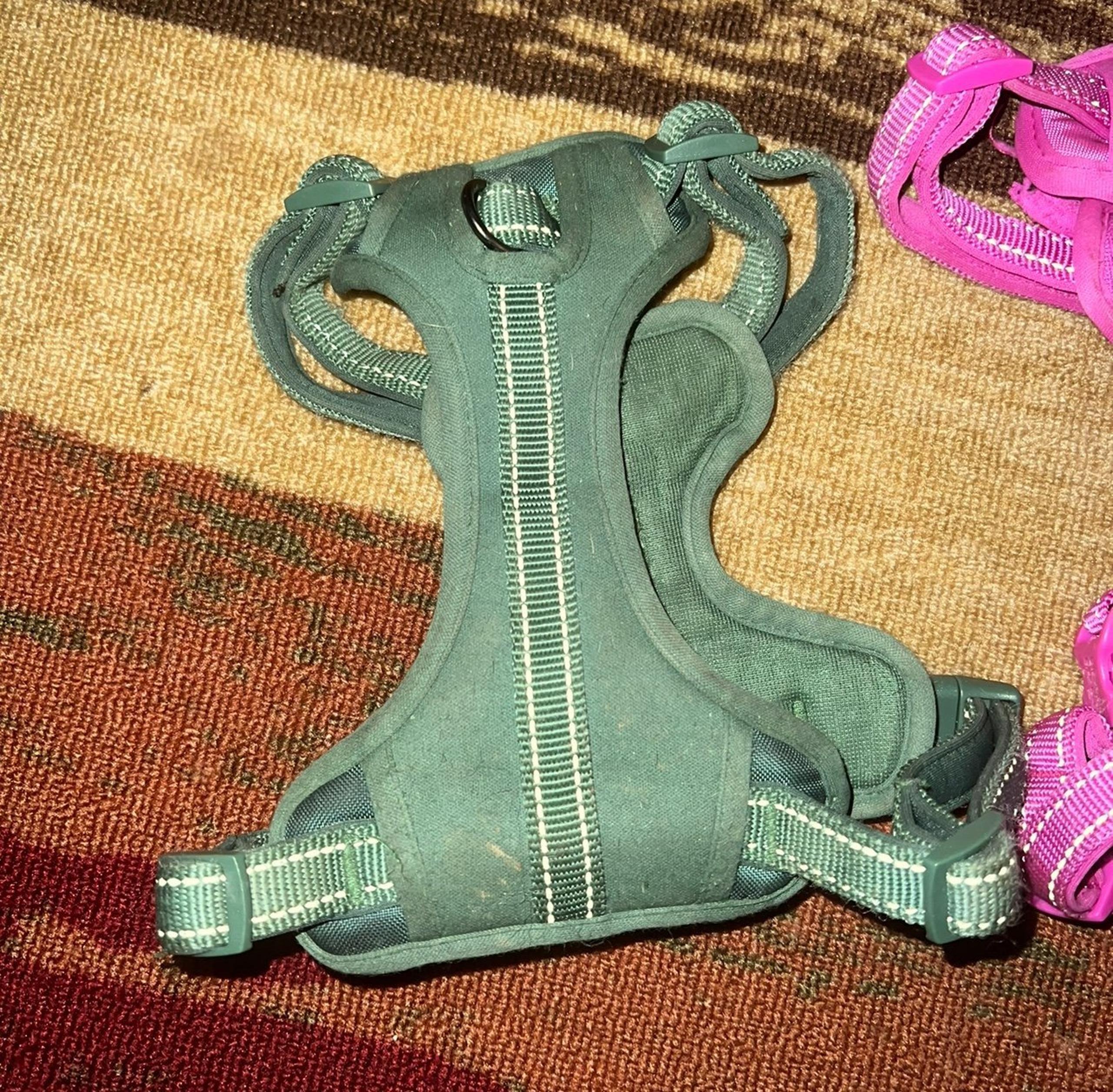 Two like new non-slack harnesses for dogs SO CUTE! (up to20 lbs)