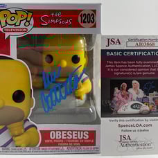 Dan Castellaneta Signed The Simpsons Obeseus Funko POP! Autograph JSA COA