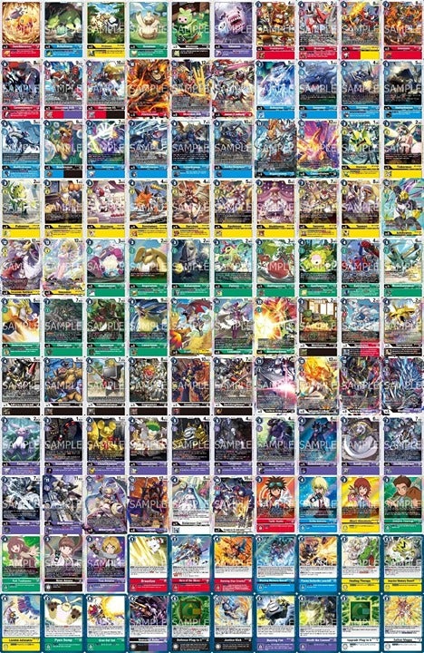 XROS ENCOUNTER [BT-10] DIGIMON CARD GAME BOOSTER NEAR COMPLETE