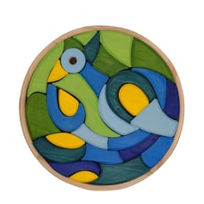Wooden puzzle Peacock 30pcs