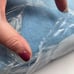 Vintage Princess Miracle Woven Blue Blanket Satin Trim 80”x90” NOS Full Double