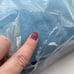 Vintage Princess Miracle Woven Blue Blanket Satin Trim 80”x90” NOS Full Double