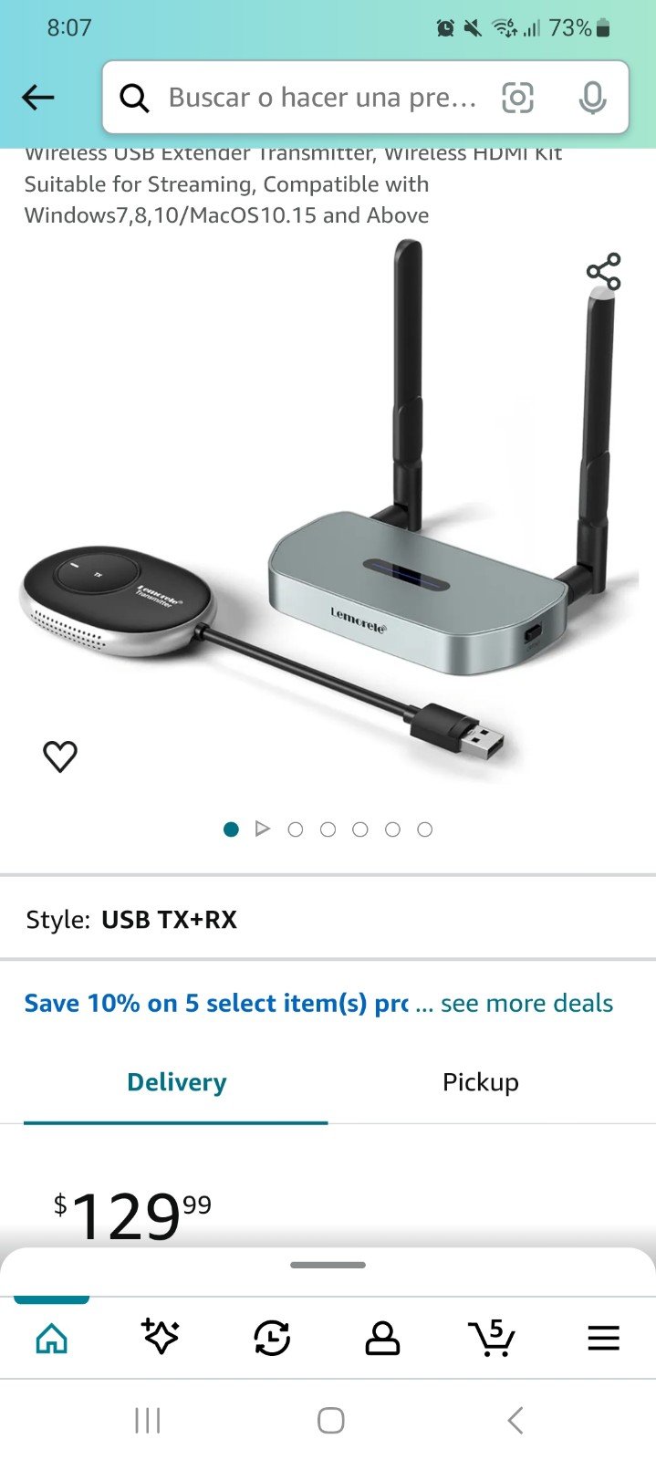 Wireless USB Transmitter and Receiver Kit, Lemorele Wireless USB Extender Transm