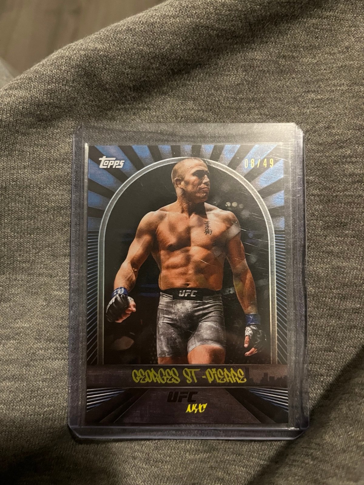 UFC GSP numbered card
