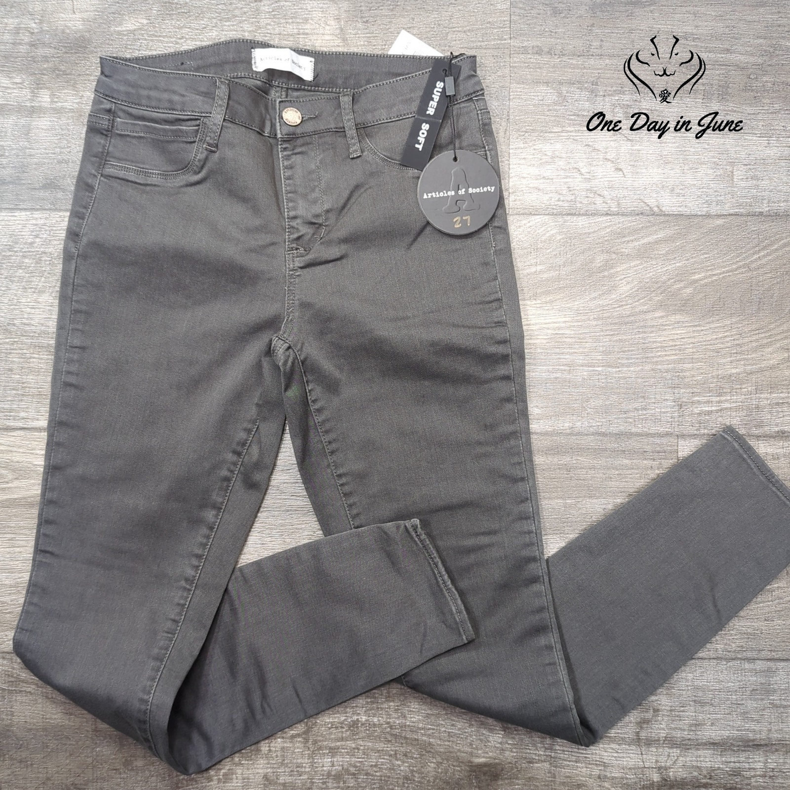 Articles of Society Fairbanks Midrise Skinny Ankle Jeans Size 27 (4)