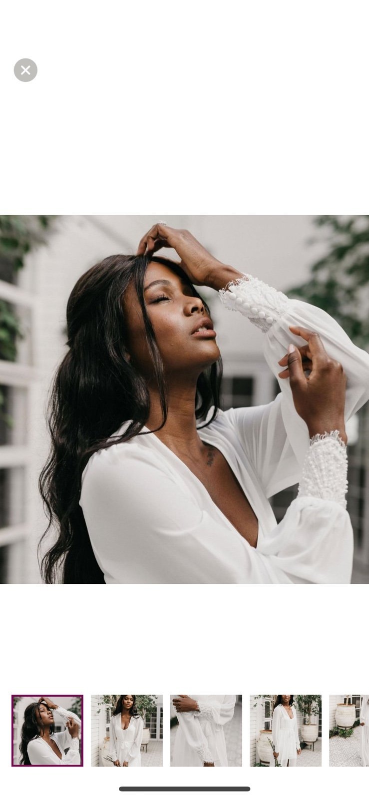 Le Rose Bridal Robe and Slip