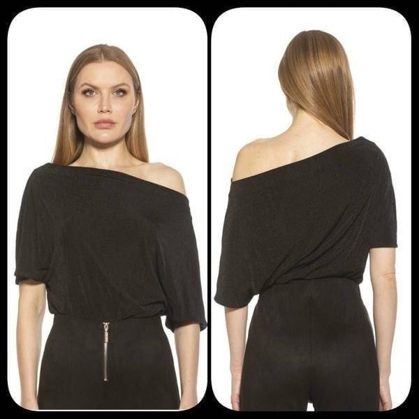 Alexia Admore One Shoulder Bodysuit Size M