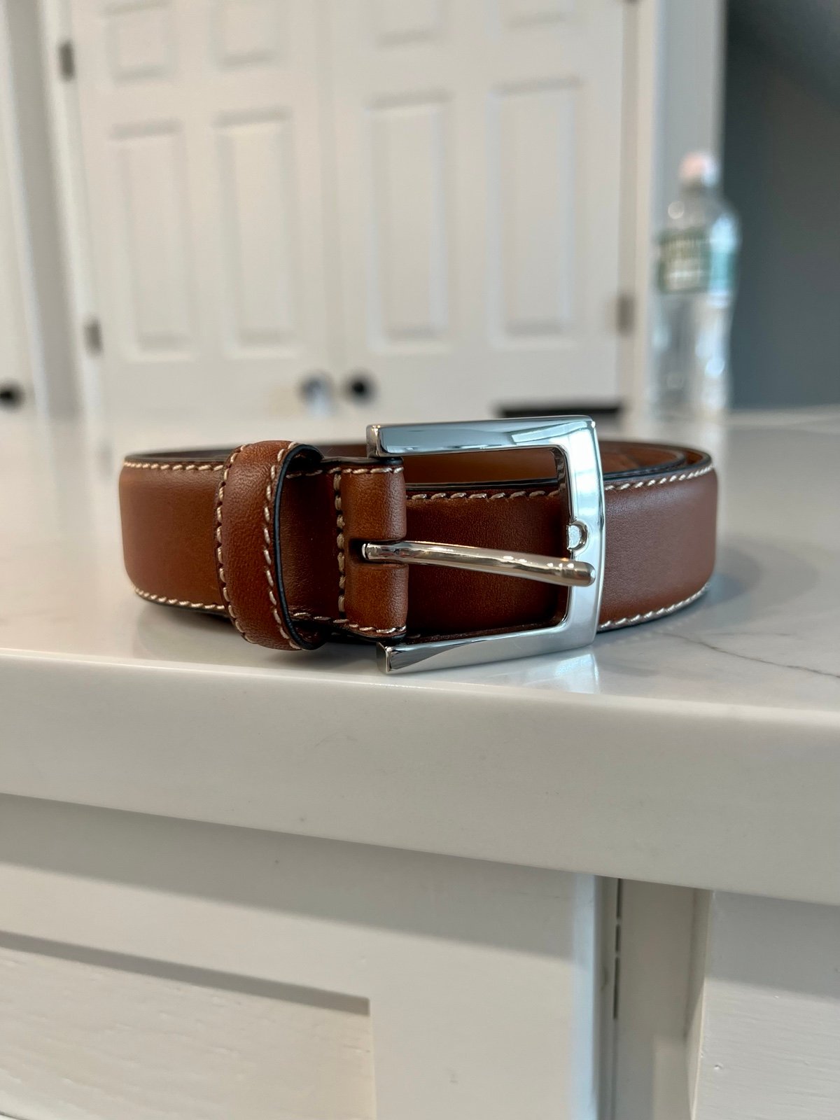 Brooks Brothers Men’s Leather Belt in 36/90