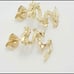 14K Yellow Gold Dargon Stud Earrings