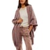 Free People Sierra Hooded Poncho in Sunset | One Size