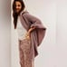 Free People Sierra Hooded Poncho in Sunset | One Size