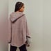 Free People Sierra Hooded Poncho in Sunset | One Size