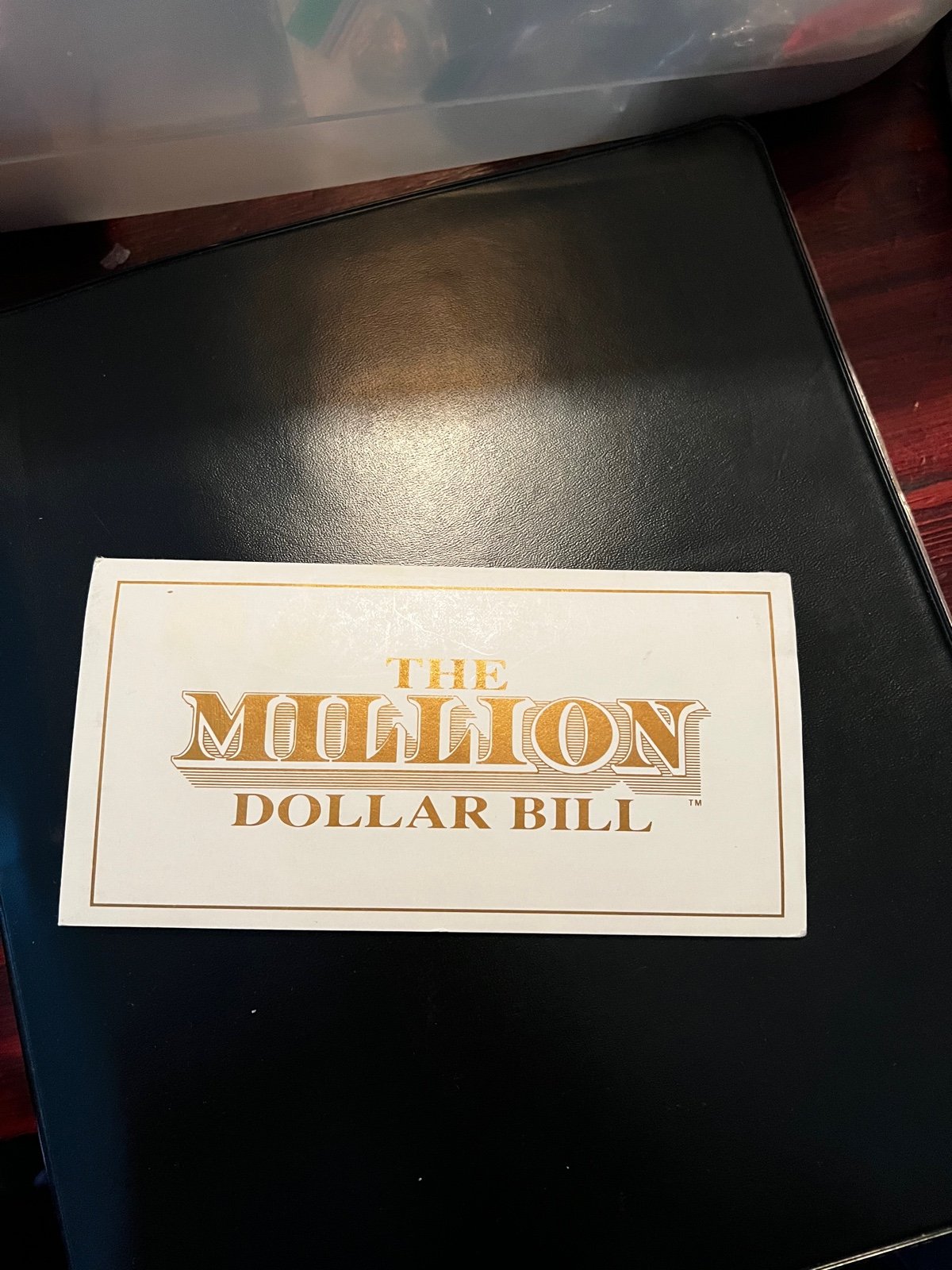 Million dollar bill