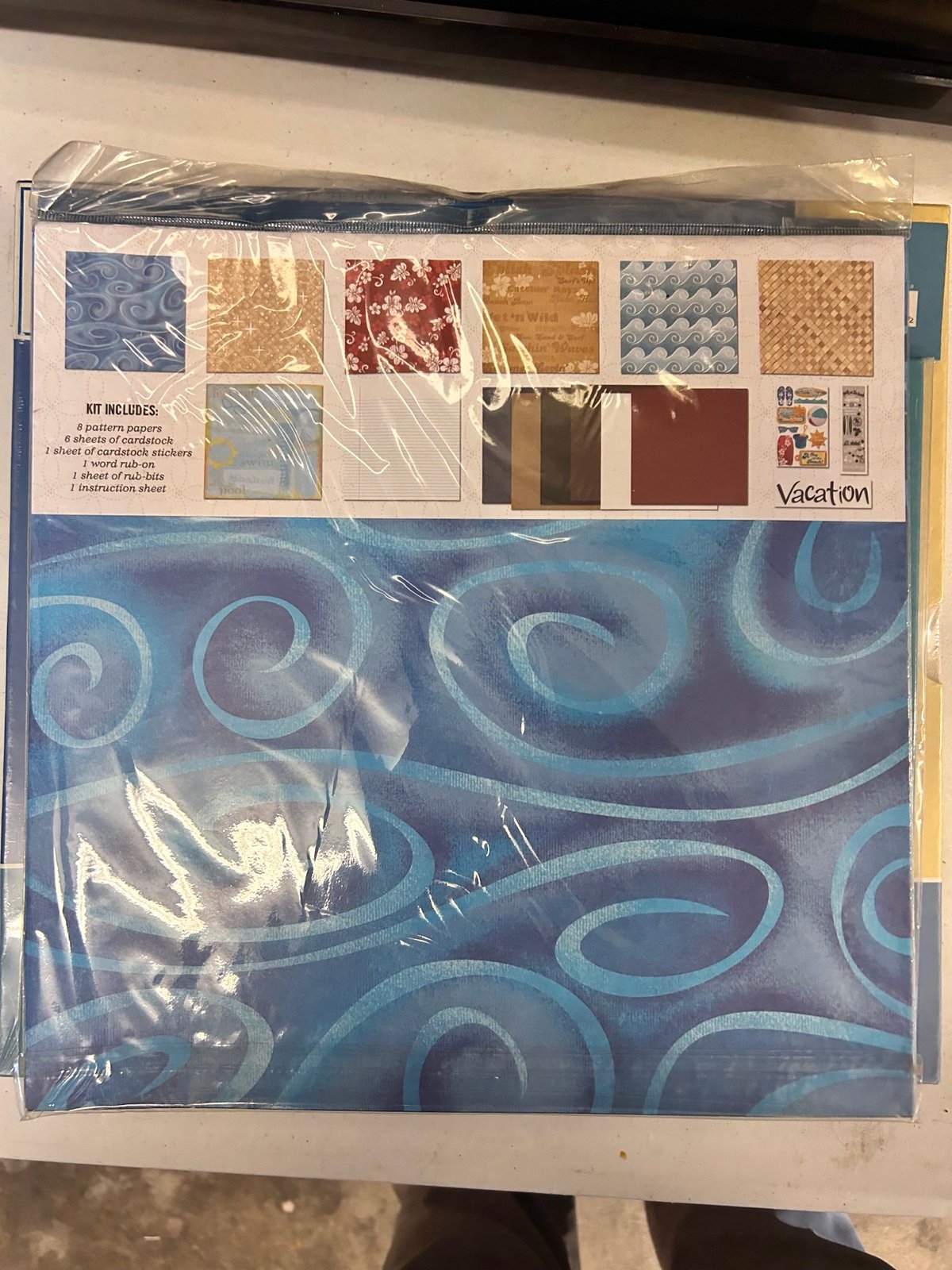 Princess Cruises Tropical Scrapbook Kit - detail