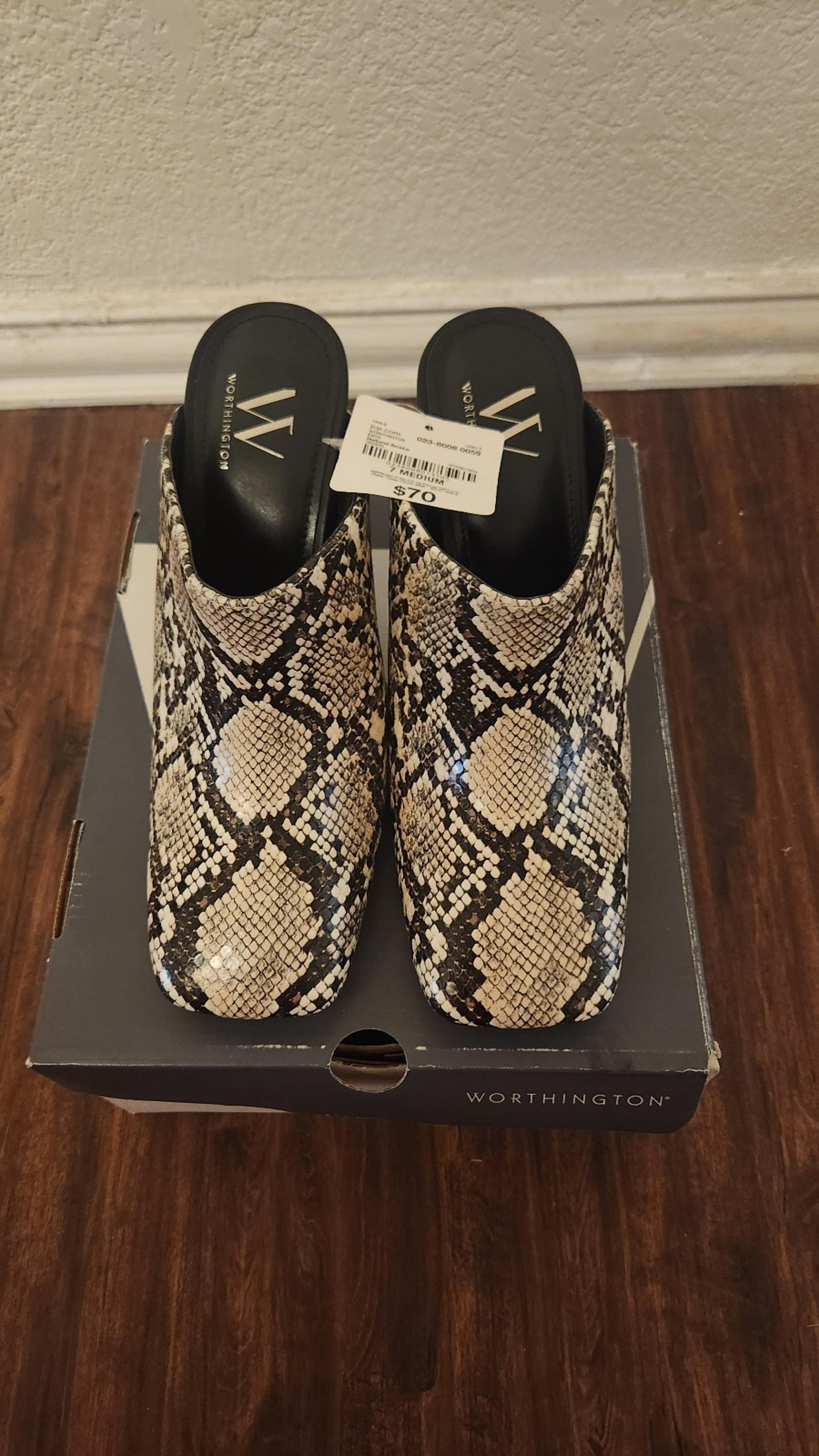 Worthington Snakeskin Ankle Women's Boot Size 7