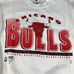 VTG 90s Artex Chicago Bulls Sweatshirt Medium White Red NBA Basketball Crewneck
