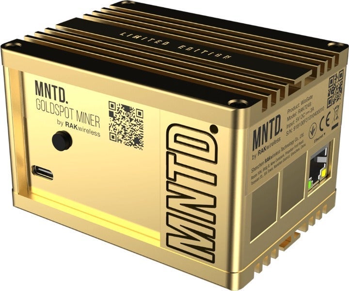 MNTD Goldspot Miner by RAKwireless