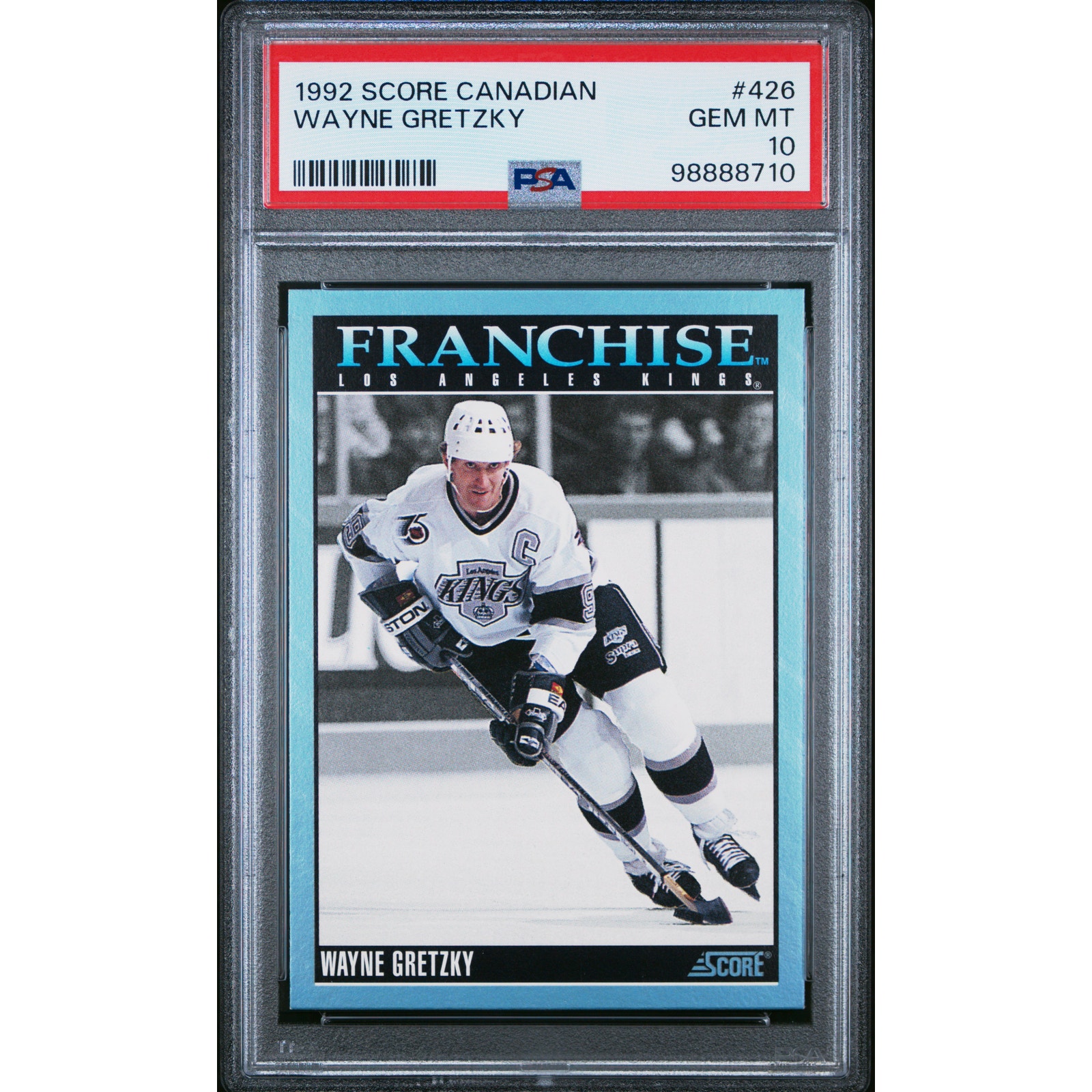1992 Score Canadian #426 Wayne Gretzky PSA 10 GemMint Los Angeles Kings - Pop 12