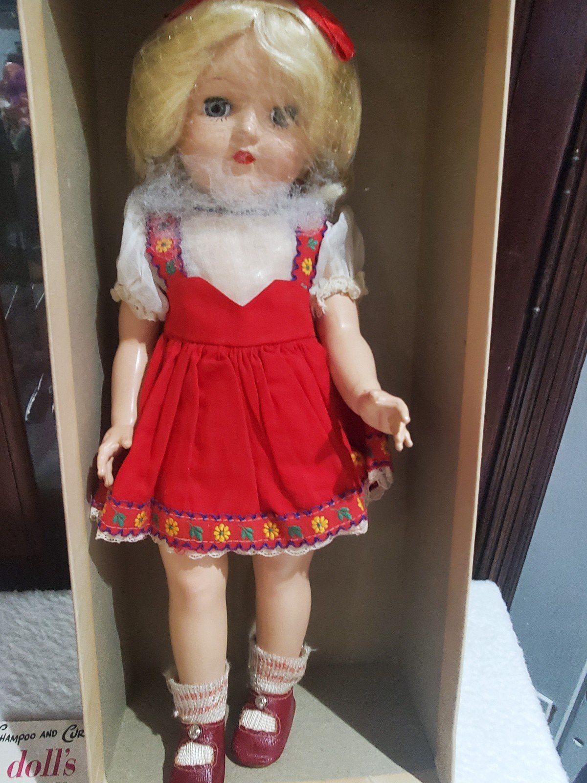 Vintage Toni doll with accessories