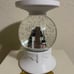 Bath & Body Works 2022 Christmas Holiday Snow Water Globe Candle Holder RETIRED