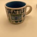 Starbucks You Are Here And Been There 2oz Mug Series Set Of 5-Seattle, Epcot