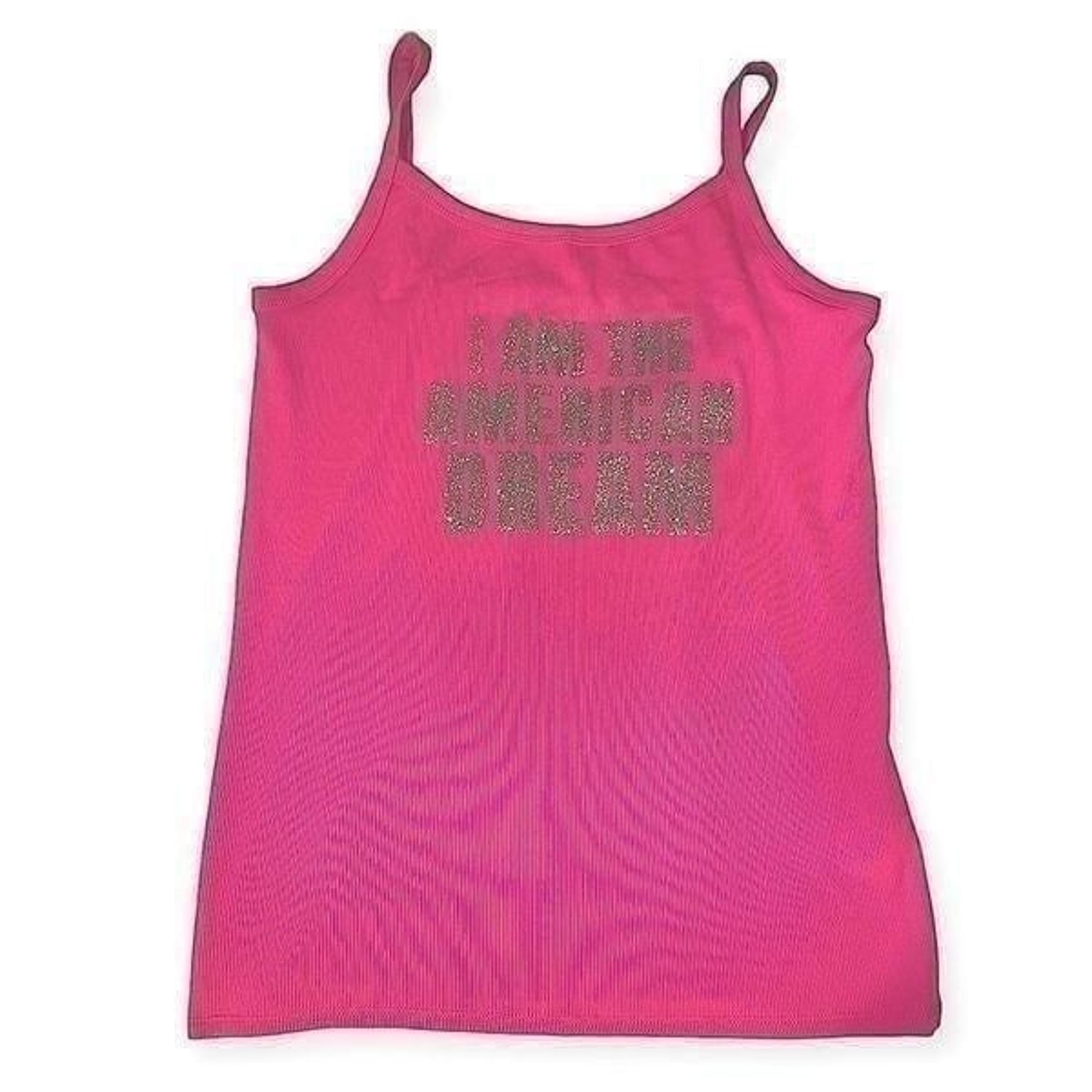 American dream Y2k ribbed cami