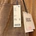 Urban Outfitters BDG Mandi Denim Brown Stretch Flocked Maxi Large Slit Skirt-M