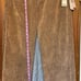 Urban Outfitters BDG Mandi Denim Brown Stretch Flocked Maxi Large Slit Skirt-M