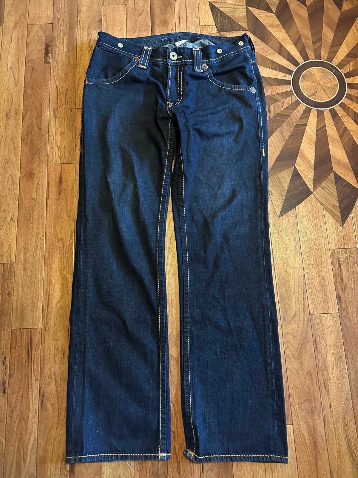 True Religion Mens Jeans 38x33 Style MA82889E6 Rugged Denim Bootcut Vintage