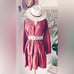 LOFT Tiered Split Neck Swing Dress Women's SIZE XL new