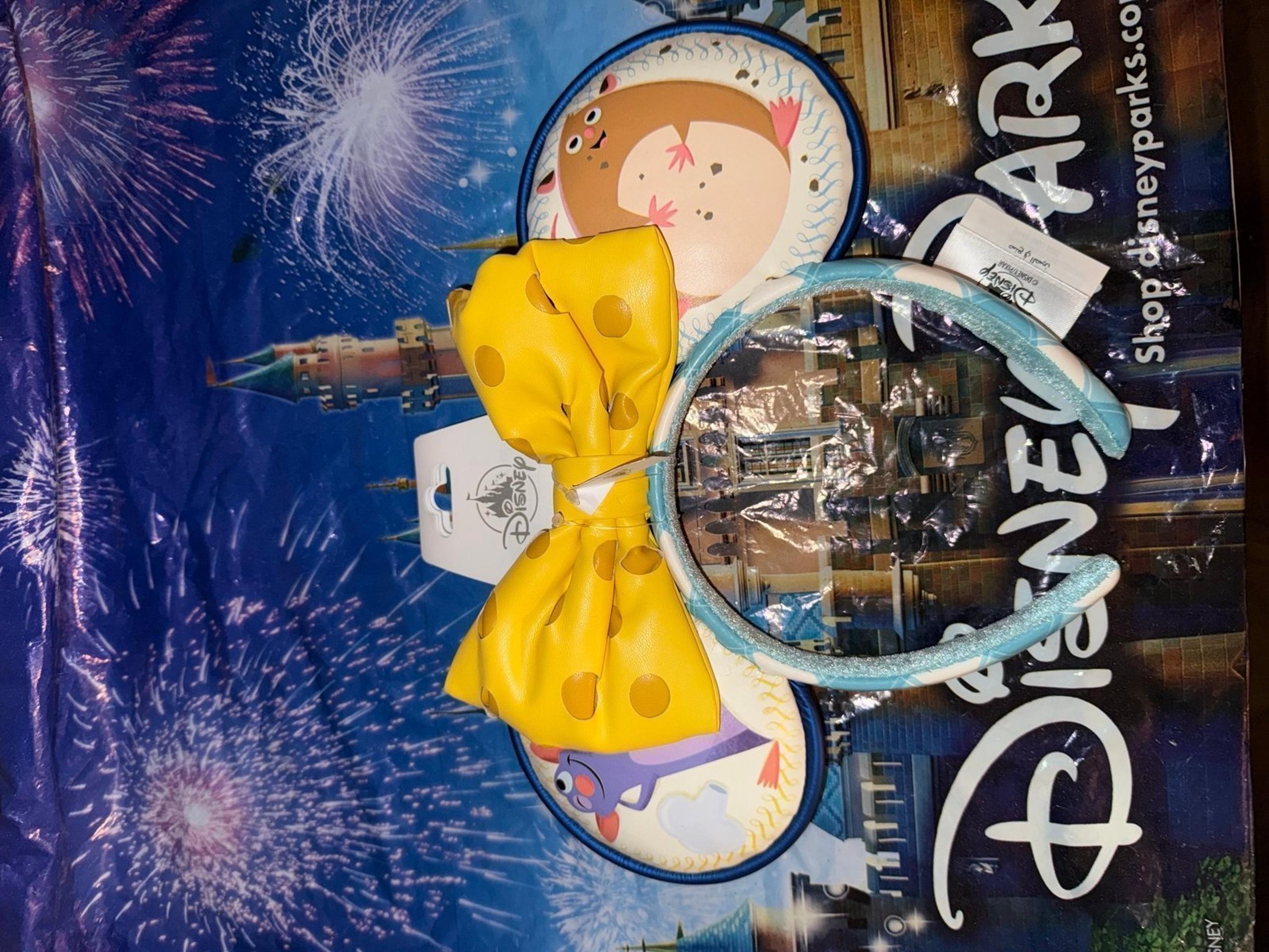 2024 Disney Parks Epcot Remys Ratatouille Emile Cheese Bow Minnie Ears Headband