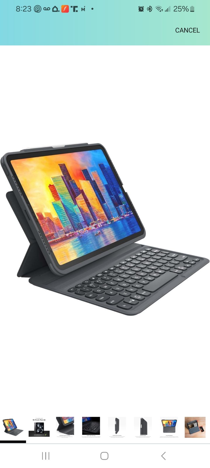 ZAGG Pro Keys Detachable Case and Wireless Keyboard for iPad Air 10.9 (Gen 4, G