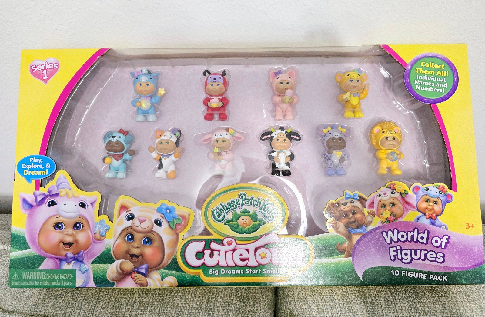 Cabbage Patch Kids Cutietown Zoo & other Friends 3” 10-Pack Series 1