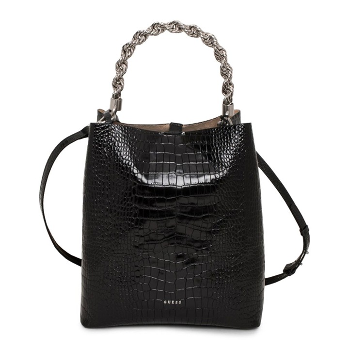 GUESS leather handbag in black