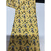 SALVATORE FERRAGAMO Men's Luxury 100% Silk Necktie Yellow Elephant & Lion Italy