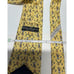 SALVATORE FERRAGAMO Men's Luxury 100% Silk Necktie Yellow Elephant & Lion Italy